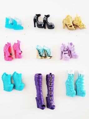 Monster High and Other Brand Lot of Shoes 3